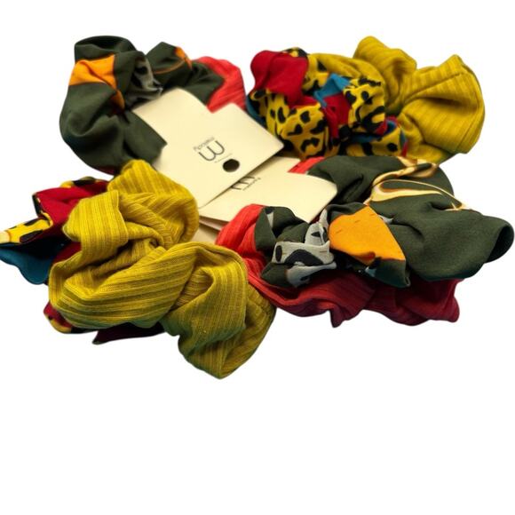 Colorful 8pc Scrunchie Set - Picture 3 of 4